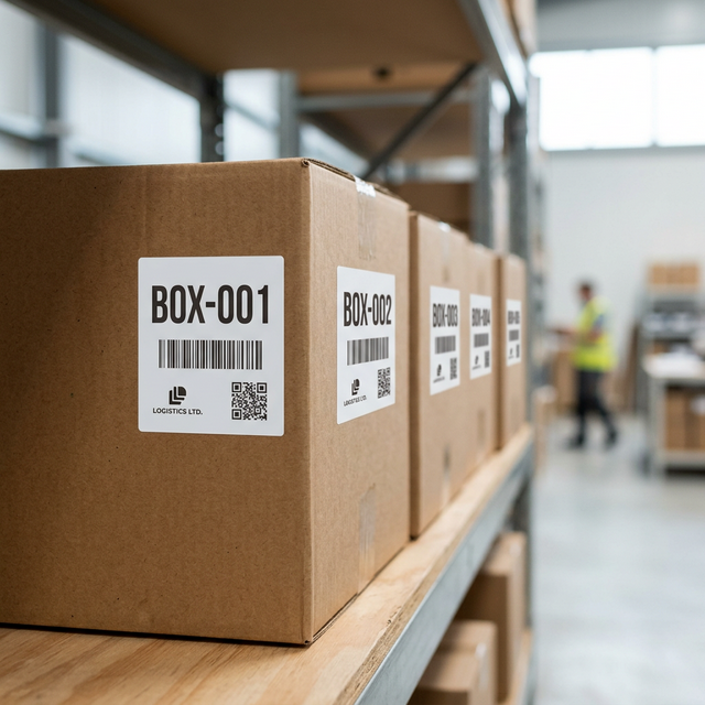 Sequential numbering for production labels